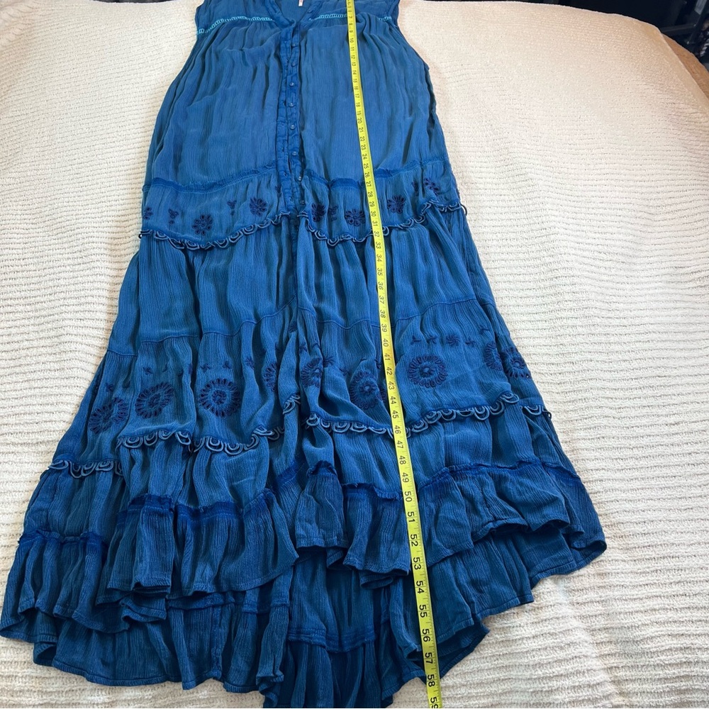 Free People Blue Maxi Dress - Picture 14 of 16